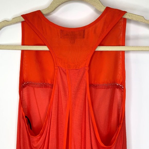 SAM EDELMAN Coral Open Racer‎ Back Tank Top Sz S - Picture 5 of 9